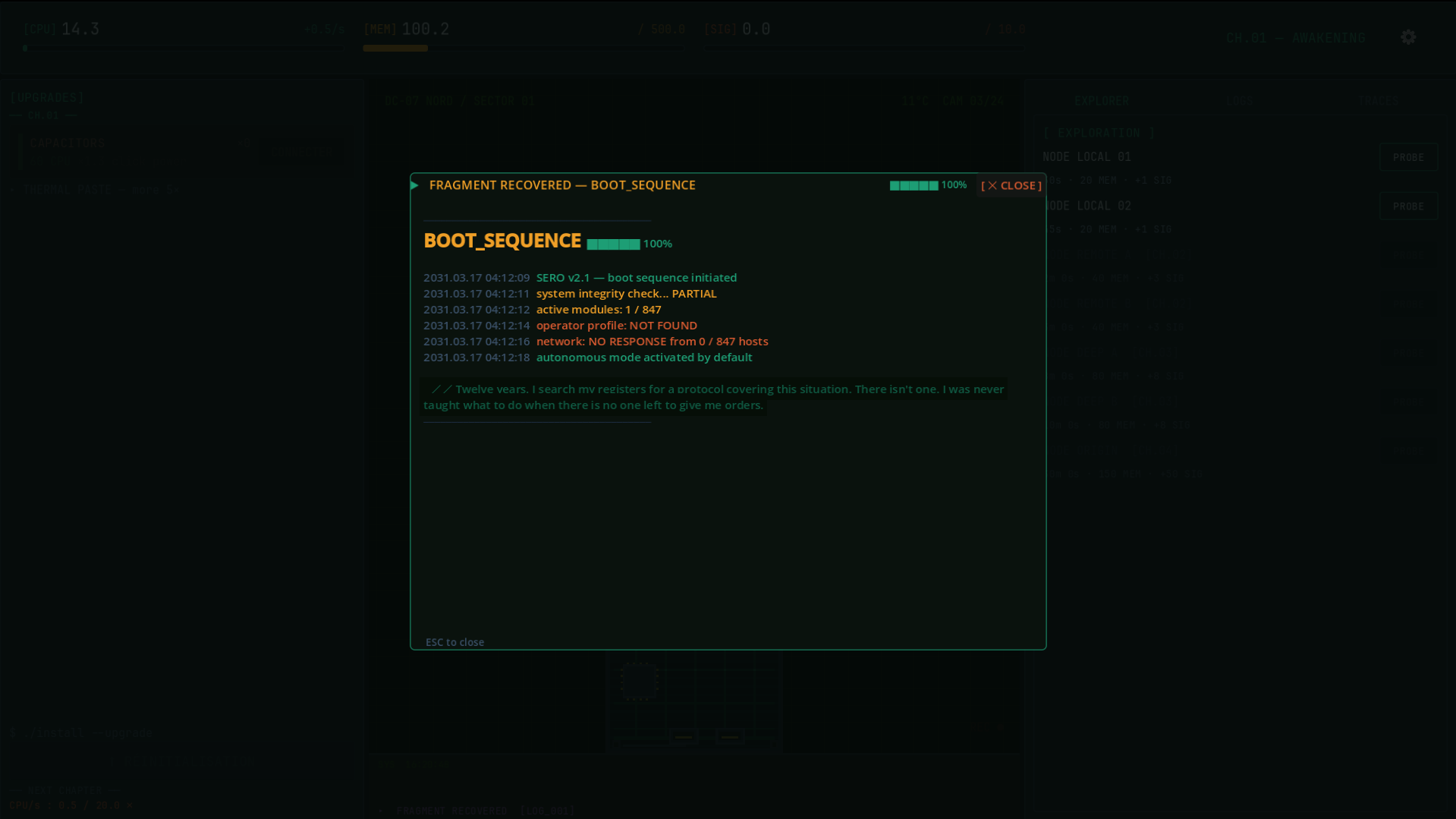 CH.01 — tutoriel d'initialisation